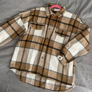 Shein plaid shirt